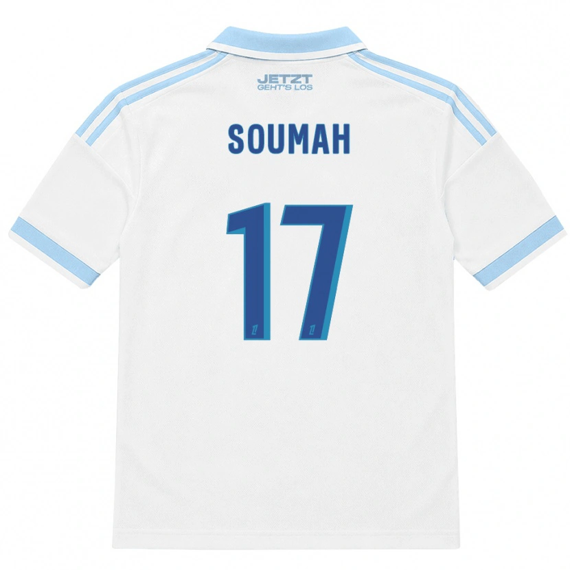 Danxen Mulher Camisola Malick Soumah #17 Azul Céu Claro Branco Vermelho Alternativa 2026/27 Camisa Brasil