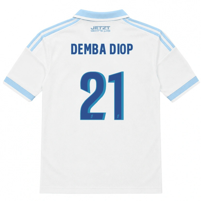 Danxen Mulher Camisola Pape Demba Diop #21 Azul Céu Claro Branco Vermelho Alternativa 2026/27 Camisa Brasil