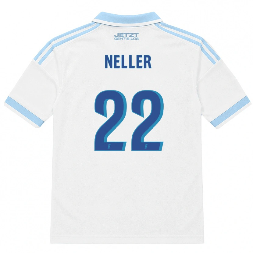 Danxen Mulher Camisola Chloé Neller #22 Azul Céu Claro Branco Vermelho Alternativa 2026/27 Camisa Brasil