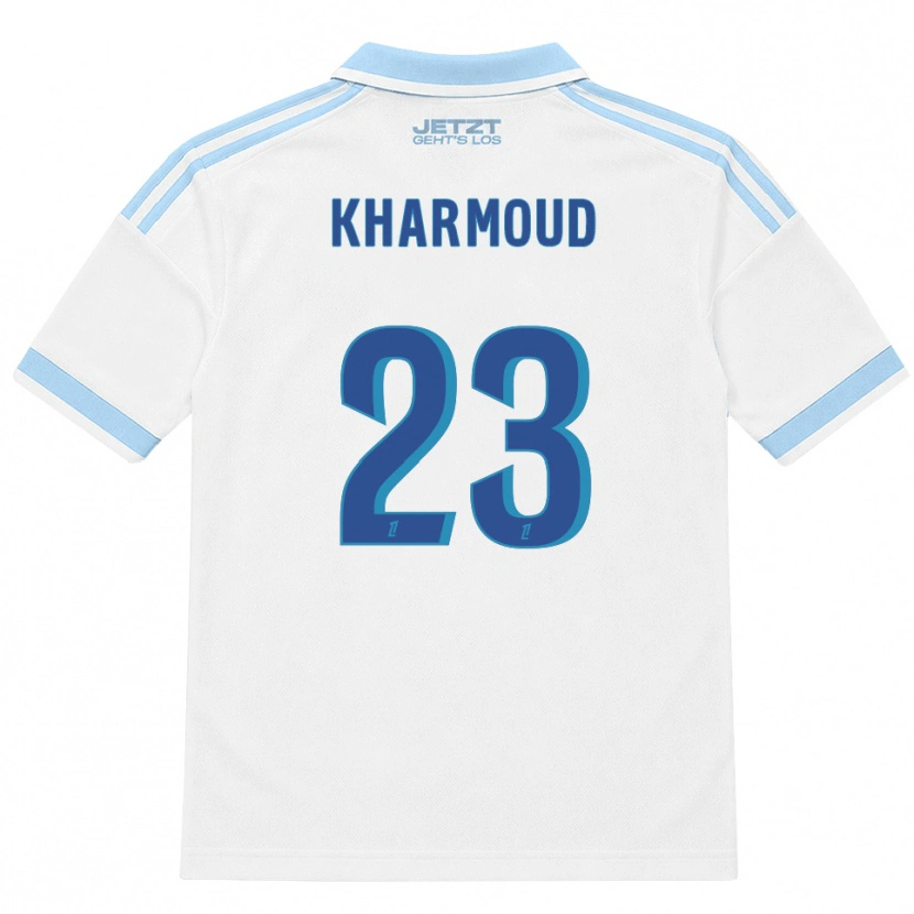 Danxen Mulher Camisola Rayan Kharmoud #23 Azul Céu Claro Branco Vermelho Alternativa 2026/27 Camisa Brasil