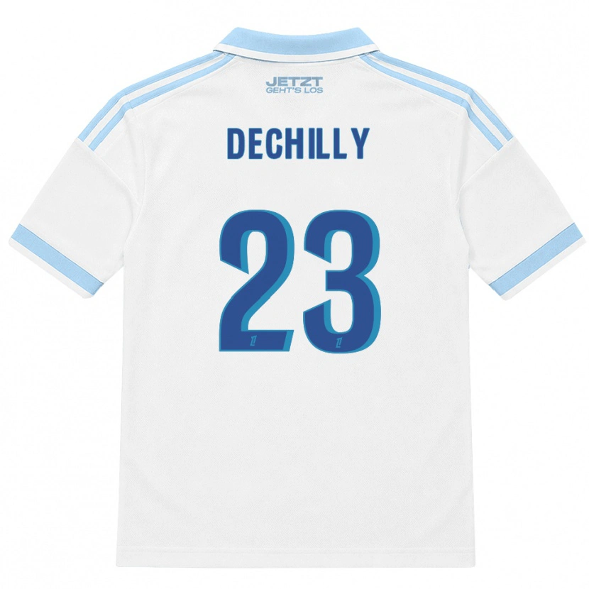Danxen Mulher Camisola Pauline Dechilly #23 Azul Céu Claro Branco Vermelho Alternativa 2026/27 Camisa Brasil