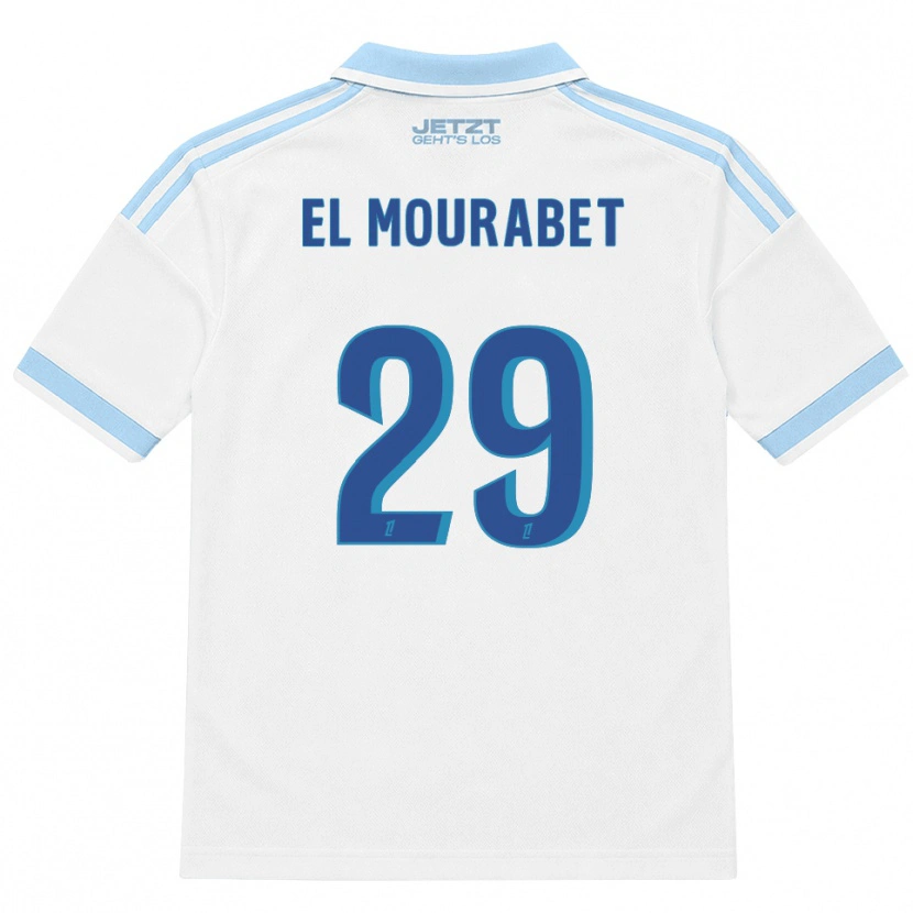 Danxen Mulher Camisola Samir El Mourabet #29 Azul Céu Claro Branco Vermelho Alternativa 2026/27 Camisa Brasil