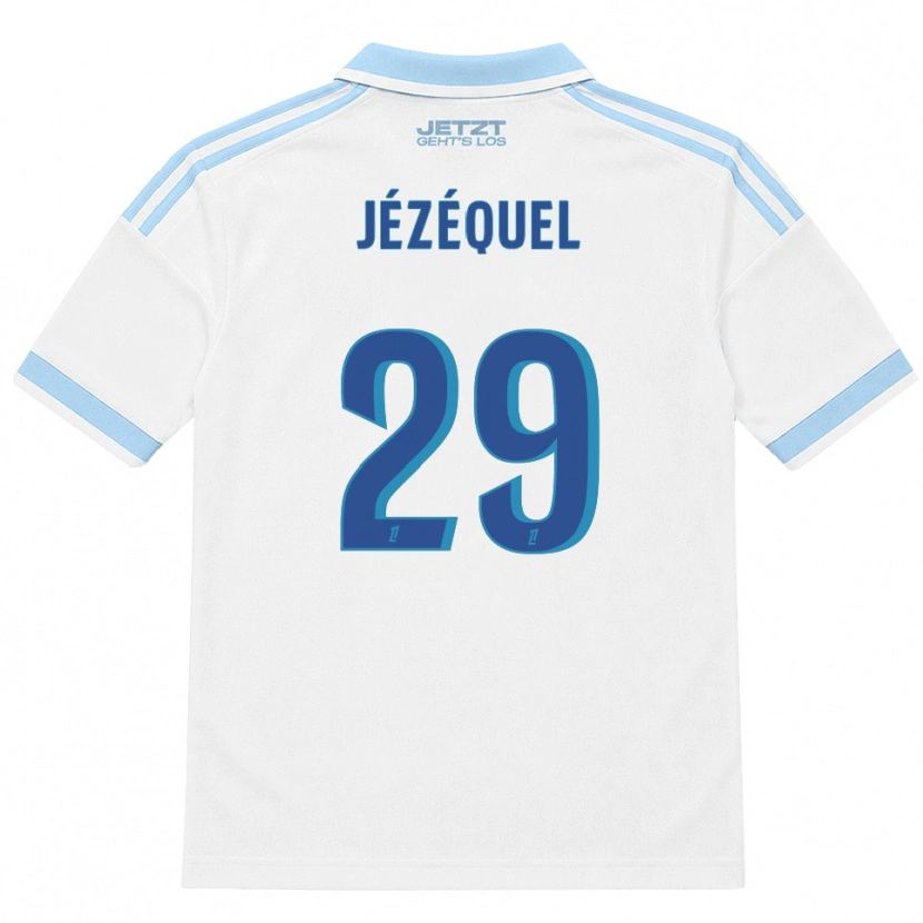 Danxen Mulher Camisola Emmy Jézéquel #29 Azul Céu Claro Branco Vermelho Alternativa 2026/27 Camisa Brasil
