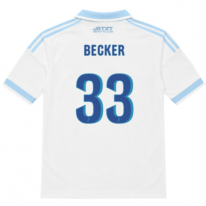 Danxen Mulher Camisola Yoann Becker #33 Azul Céu Claro Branco Vermelho Alternativa 2026/27 Camisa Brasil