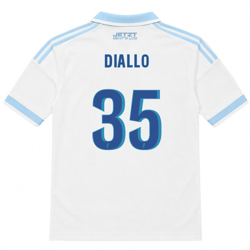 Danxen Mulher Camisola Tidiane Diallo #35 Azul Céu Claro Branco Vermelho Alternativa 2026/27 Camisa Brasil