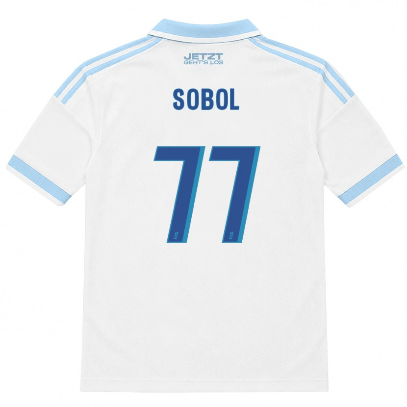 Danxen Mulher Camisola Eduard Sobol #77 Azul Céu Claro Branco Vermelho Alternativa 2026/27 Camisa Brasil