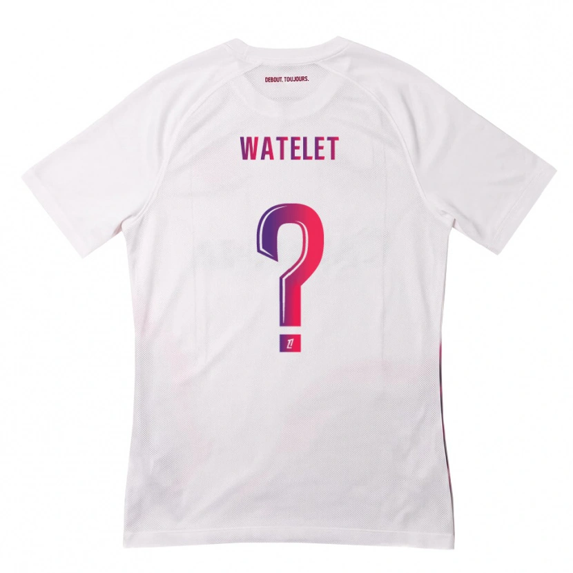 Danxen Mulher Camisola Mathéo Watelet #0 Branco Rosa Roxo Alternativa 2026/27 Camisa Brasil