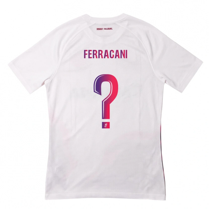 Danxen Mulher Camisola Paul Ferracani #0 Branco Rosa Roxo Alternativa 2026/27 Camisa Brasil