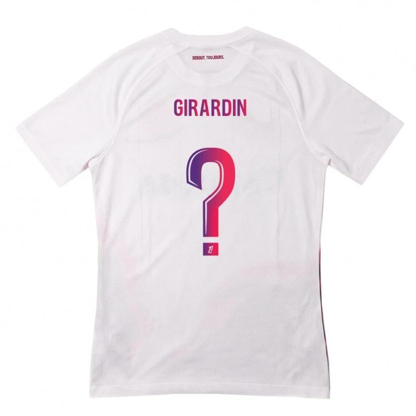 Danxen Mulher Camisola Elijah Girardin #0 Branco Rosa Roxo Alternativa 2026/27 Camisa Brasil