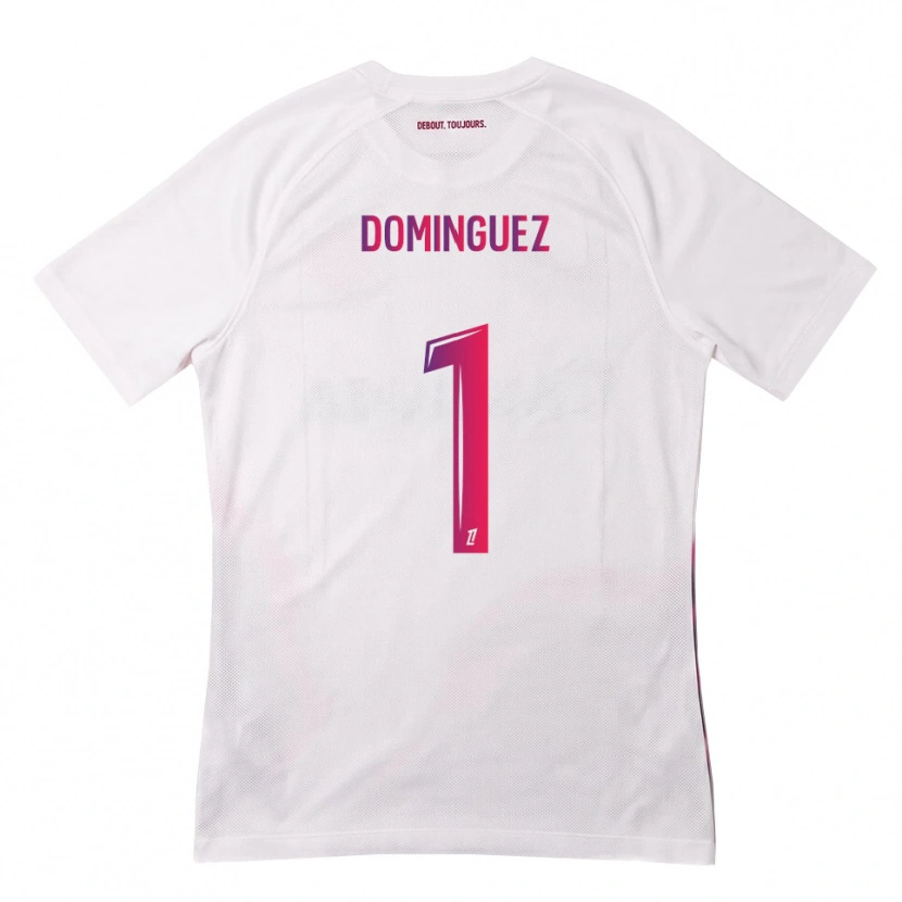 Danxen Mulher Camisola Álex Domínguez #1 Branco Rosa Roxo Alternativa 2026/27 Camisa Brasil