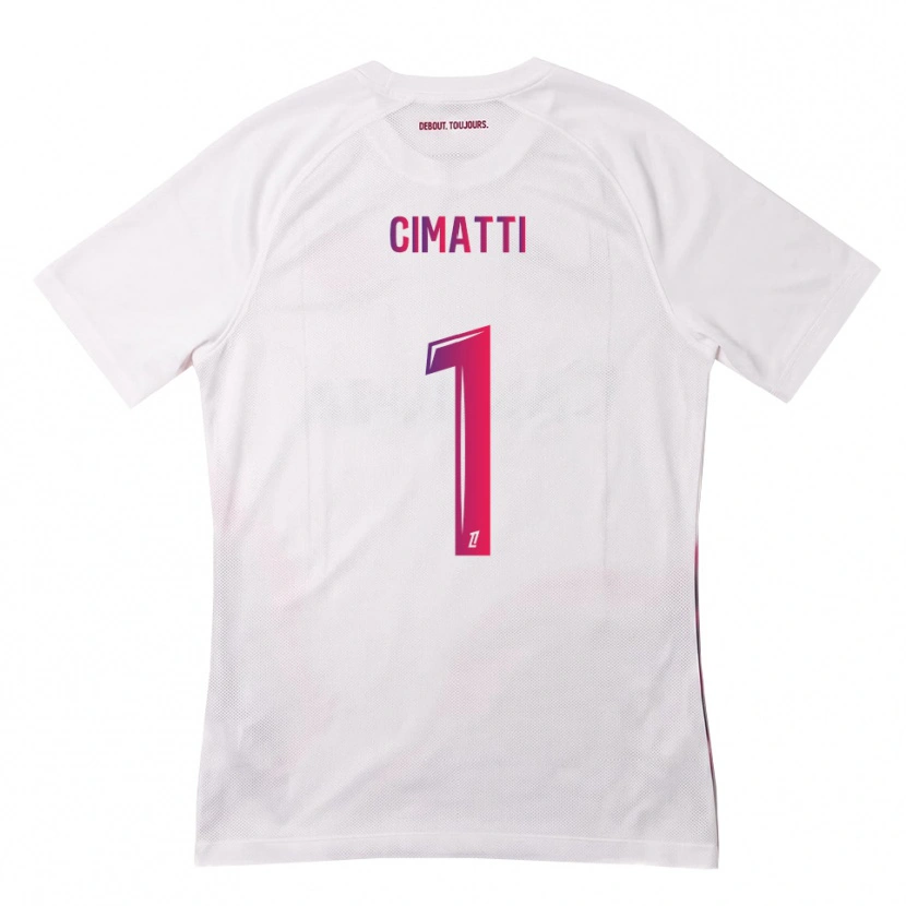 Danxen Mulher Camisola Marie Cimatti #1 Branco Rosa Roxo Alternativa 2026/27 Camisa Brasil