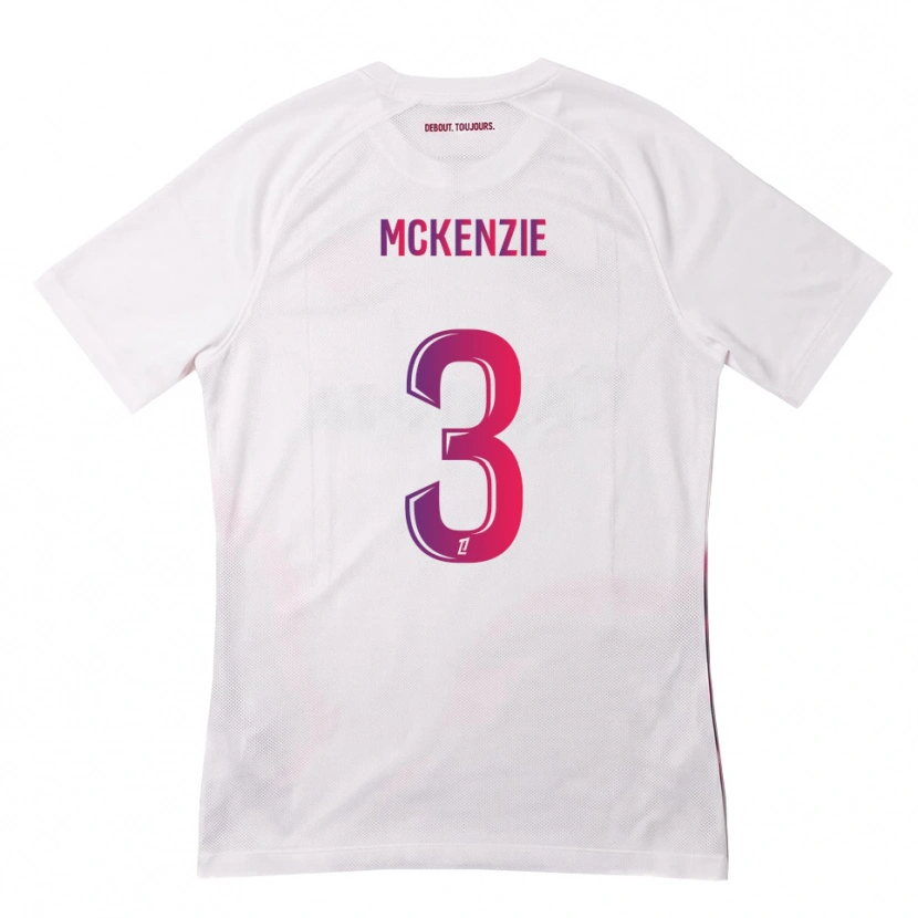 Danxen Mulher Camisola Mark Mckenzie #3 Branco Rosa Roxo Alternativa 2026/27 Camisa Brasil