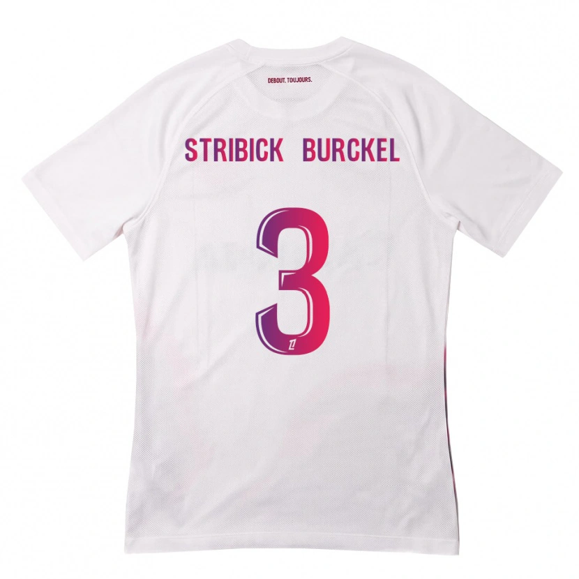 Danxen Mulher Camisola Laetitia Stribick-Burckel #3 Branco Rosa Roxo Alternativa 2026/27 Camisa Brasil