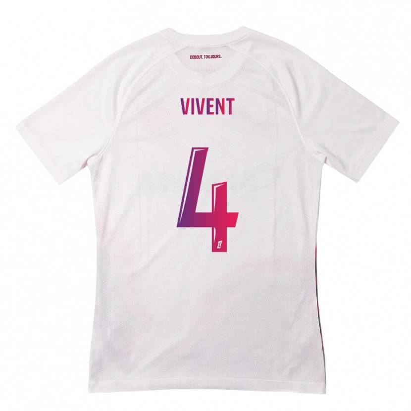 Danxen Mulher Camisola Sacha Vivent #4 Branco Rosa Roxo Alternativa 2026/27 Camisa Brasil