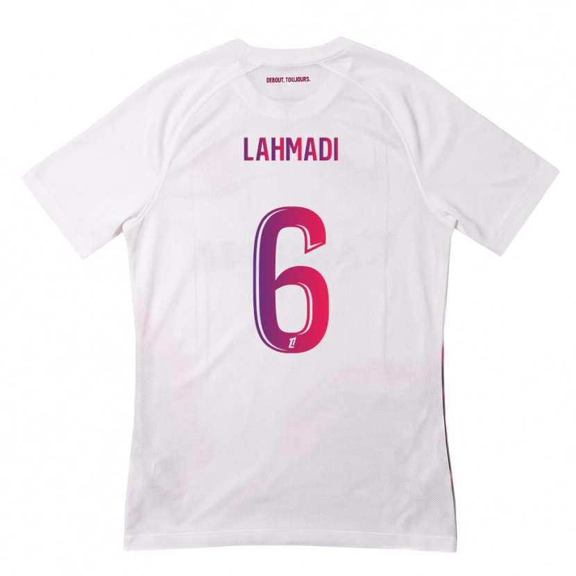 Danxen Mulher Camisola Noah Lahmadi #6 Branco Rosa Roxo Alternativa 2026/27 Camisa Brasil