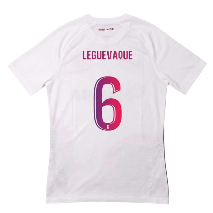 Danxen Mulher Camisola Laurie Leguevaque #6 Branco Rosa Roxo Alternativa 2026/27 Camisa Brasil