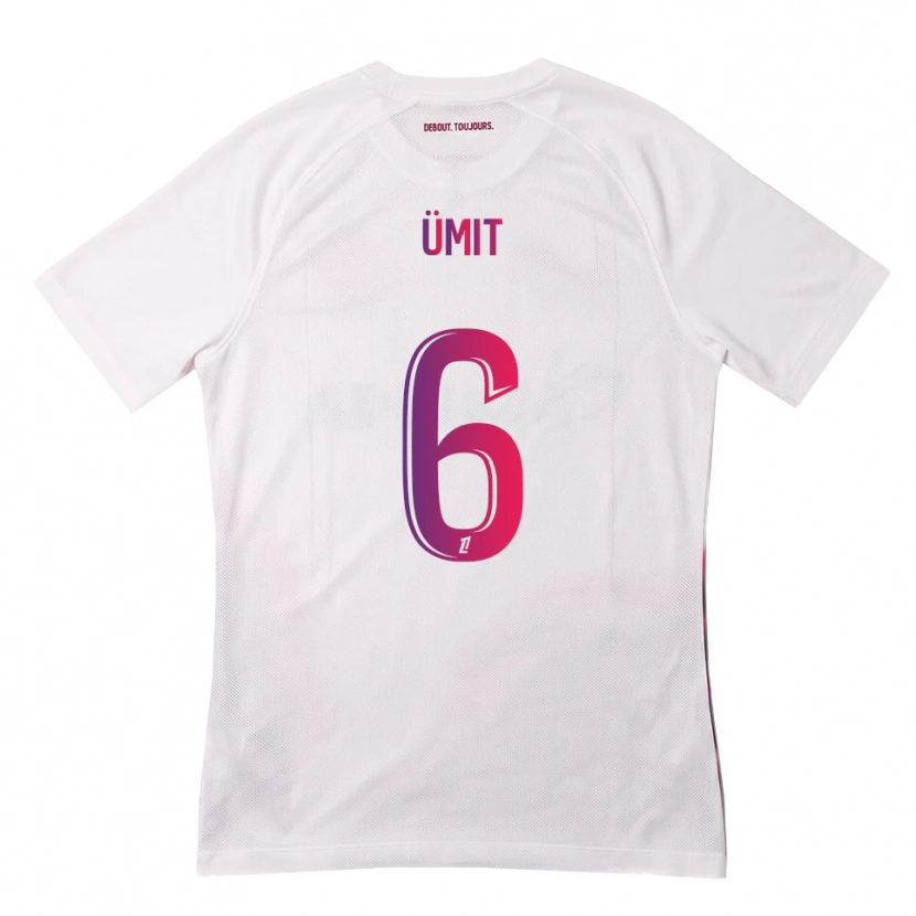 Danxen Mulher Camisola Ümit Akdağ #6 Branco Rosa Roxo Alternativa 2026/27 Camisa Brasil
