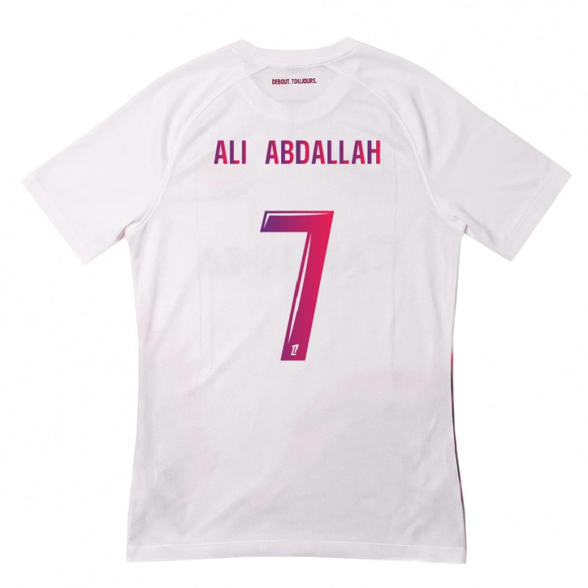 Danxen Mulher Camisola Nivine Ali Abdallah #7 Branco Rosa Roxo Alternativa 2026/27 Camisa Brasil