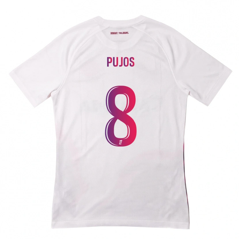 Danxen Mulher Camisola Lenny Pujos #8 Branco Rosa Roxo Alternativa 2026/27 Camisa Brasil