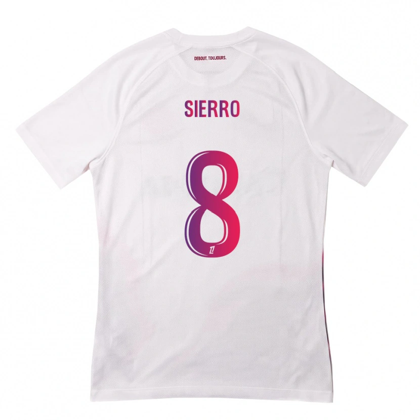 Danxen Mulher Camisola Vincent Sierro #8 Branco Rosa Roxo Alternativa 2026/27 Camisa Brasil