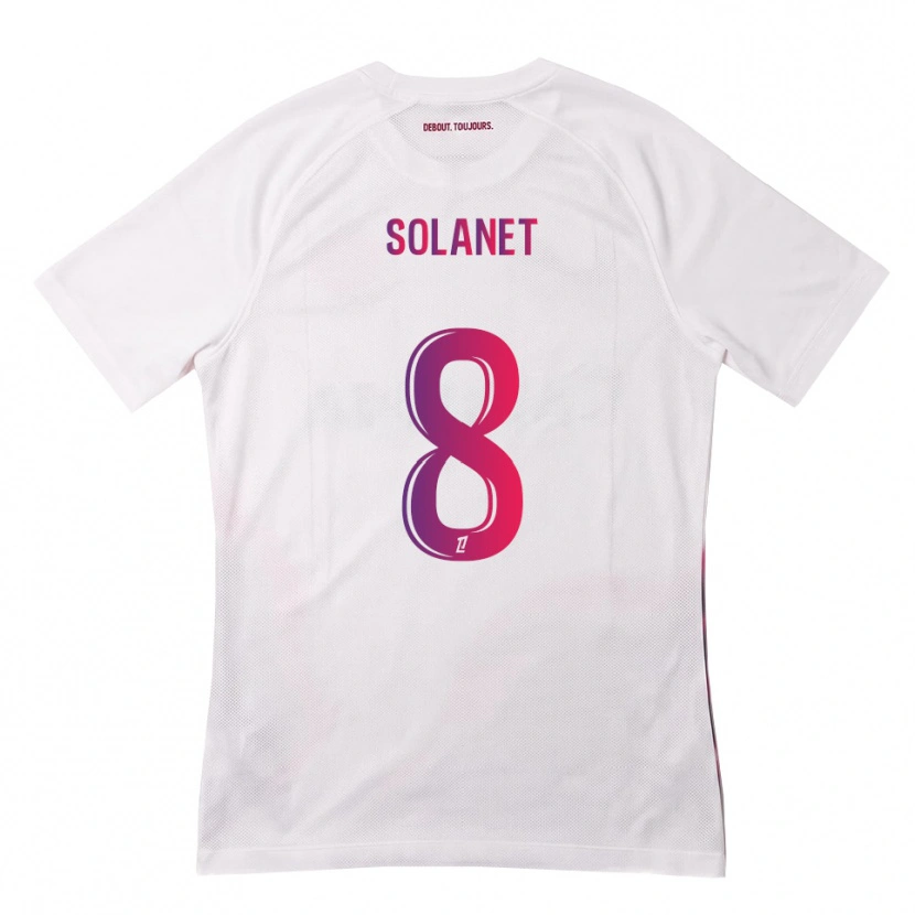Danxen Mulher Camisola Tatiana Solanet #8 Branco Rosa Roxo Alternativa 2026/27 Camisa Brasil