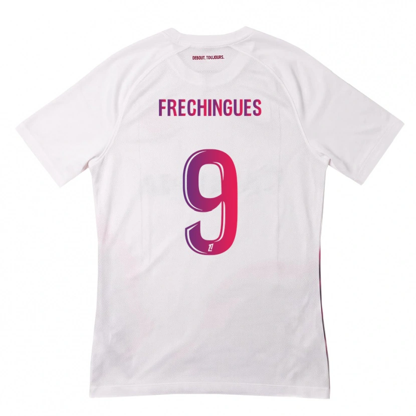 Danxen Mulher Camisola Léo Frechingues #9 Branco Rosa Roxo Alternativa 2026/27 Camisa Brasil