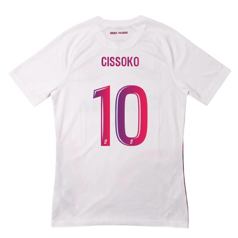 Danxen Mulher Camisola Ibrahim Cissoko #10 Branco Rosa Roxo Alternativa 2026/27 Camisa Brasil