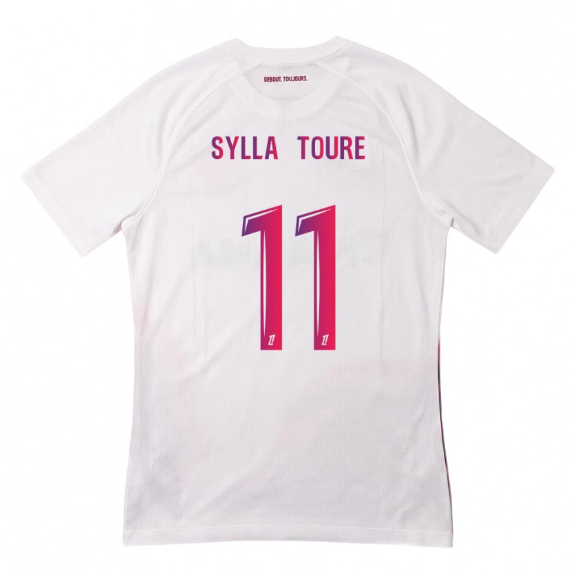 Danxen Mulher Camisola Ismael Sylla Touré #11 Branco Rosa Roxo Alternativa 2026/27 Camisa Brasil