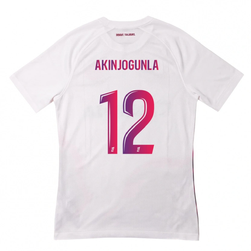 Danxen Mulher Camisola Michaël Akinjogunla #12 Branco Rosa Roxo Alternativa 2026/27 Camisa Brasil