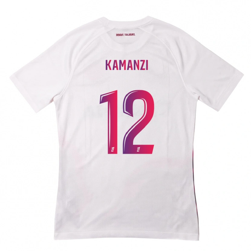 Danxen Mulher Camisola Warren Kamanzi #12 Branco Rosa Roxo Alternativa 2026/27 Camisa Brasil