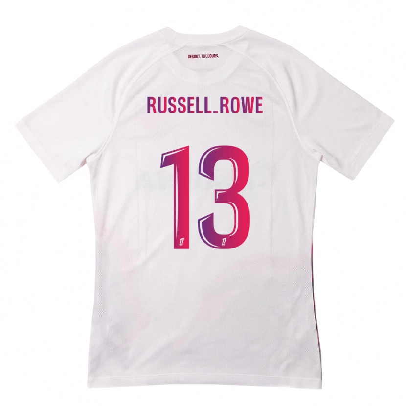 Danxen Mulher Camisola Jacen Russell-Rowe #13 Branco Rosa Roxo Alternativa 2026/27 Camisa Brasil