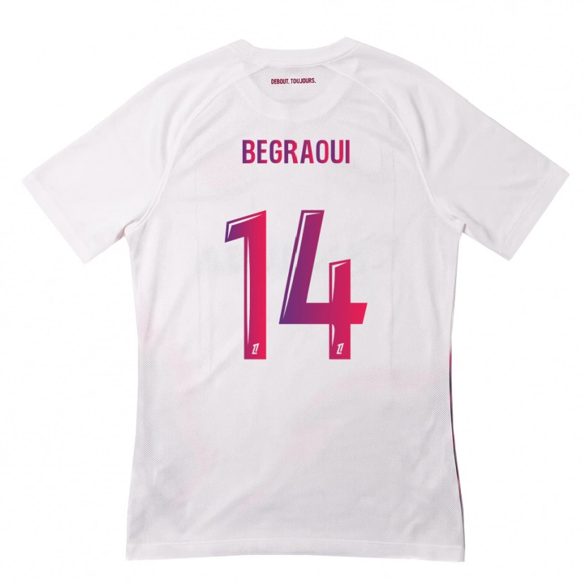 Danxen Mulher Camisola Yanis Begraoui #14 Branco Rosa Roxo Alternativa 2026/27 Camisa Brasil