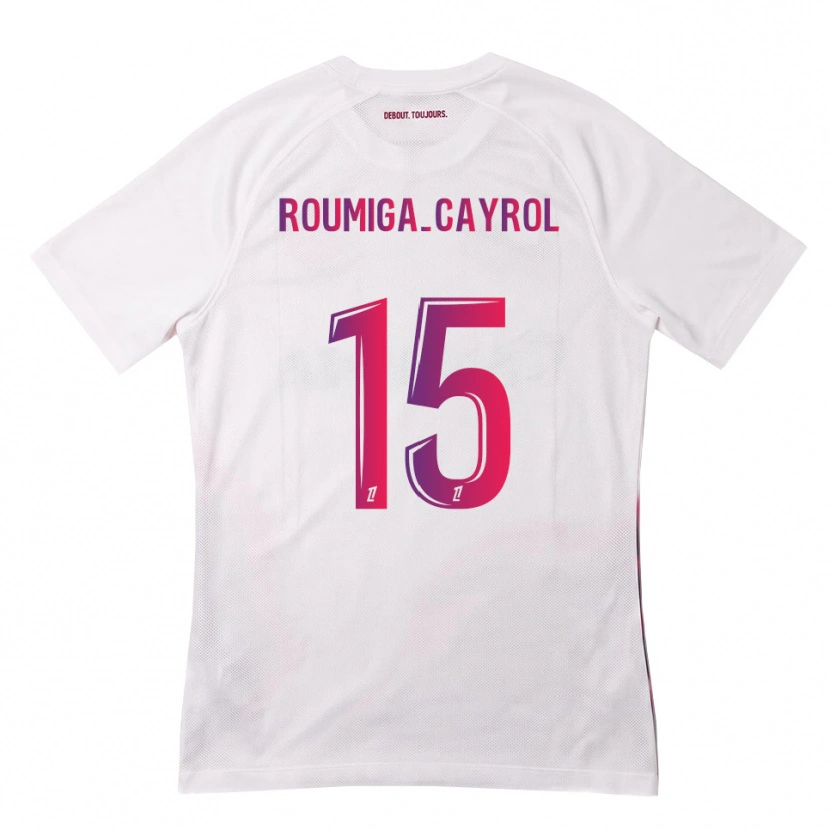 Danxen Mulher Camisola Sonia Roumiga-Cayrol #15 Branco Rosa Roxo Alternativa 2026/27 Camisa Brasil