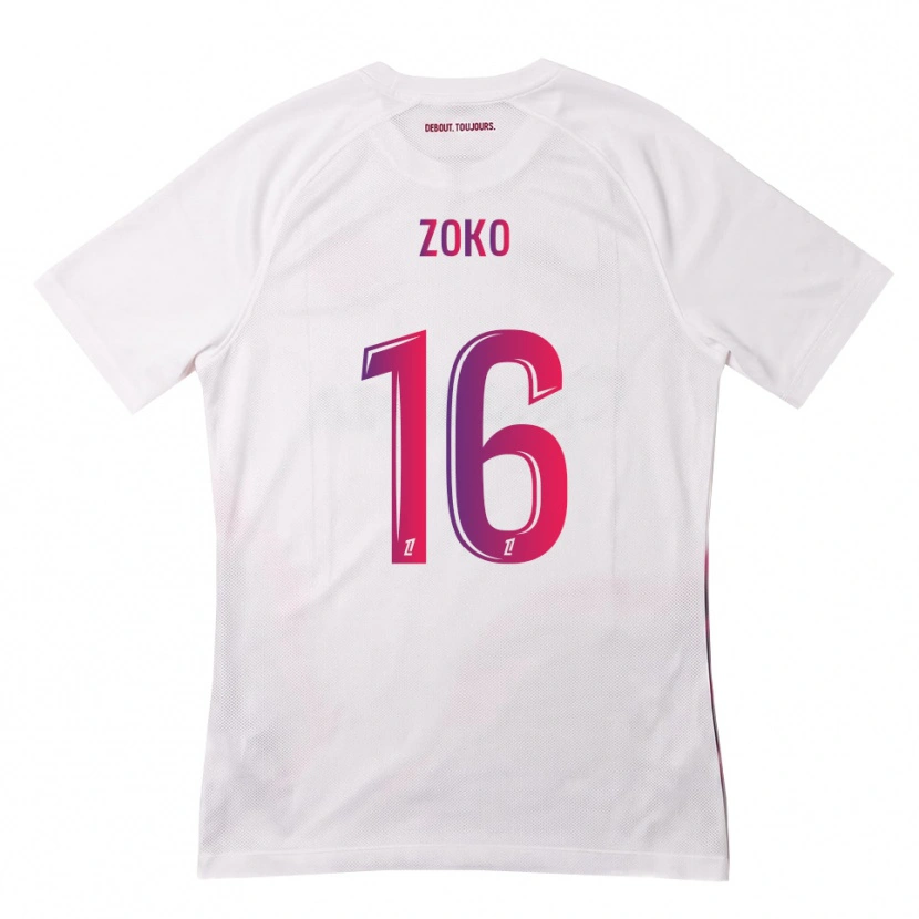 Danxen Mulher Camisola Nathan Zoko #16 Branco Rosa Roxo Alternativa 2026/27 Camisa Brasil