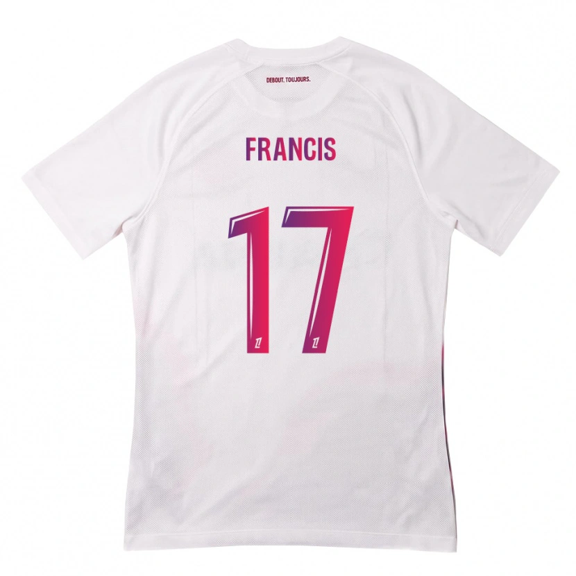 Danxen Mulher Camisola Abu Francis #17 Branco Rosa Roxo Alternativa 2026/27 Camisa Brasil