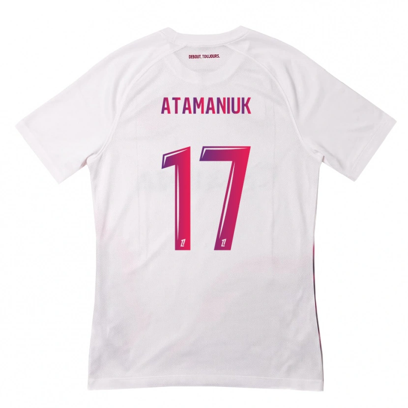 Danxen Mulher Camisola Alexandra Atamaniuk #17 Branco Rosa Roxo Alternativa 2026/27 Camisa Brasil