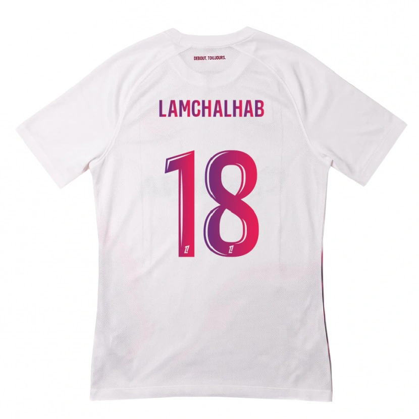 Danxen Mulher Camisola Merwan Lamchalhab #18 Branco Rosa Roxo Alternativa 2026/27 Camisa Brasil