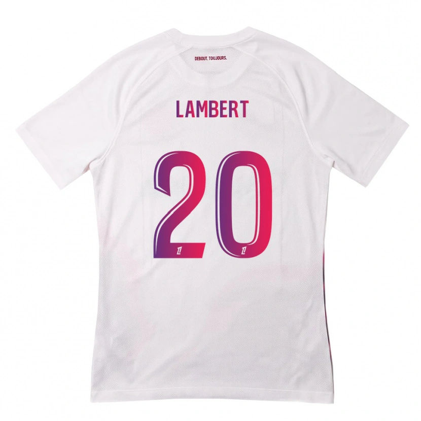 Danxen Mulher Camisola Sarah Lambert #20 Branco Rosa Roxo Alternativa 2026/27 Camisa Brasil