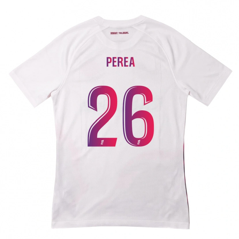 Danxen Mulher Camisola Marine Perea #26 Branco Rosa Roxo Alternativa 2026/27 Camisa Brasil