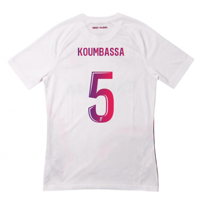 Danxen Mulher Camisola Seny Koumbassa #5 Branco Rosa Roxo Alternativa 2026/27 Camisa Brasil