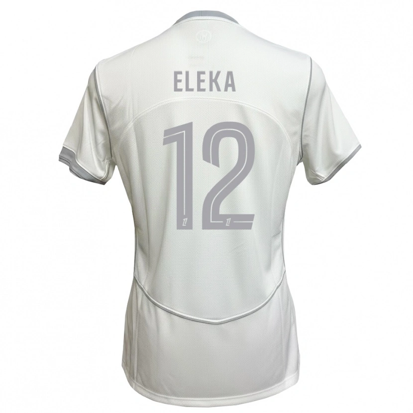 Danxen Mulher Camisola Nathan Eleka #12 Cinza Branco Alternativa 2026/27 Camisa Brasil