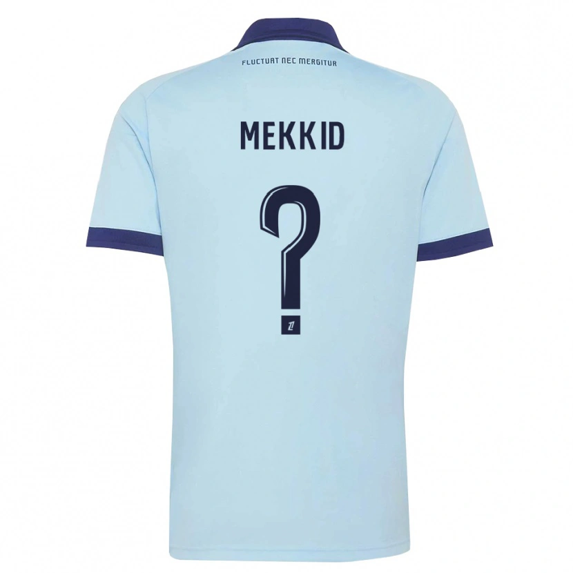 Danxen Mulher Camisola Ayoub Mekkid #0 Azul Centáurea Preto Alternativa 2026/27 Camisa Brasil