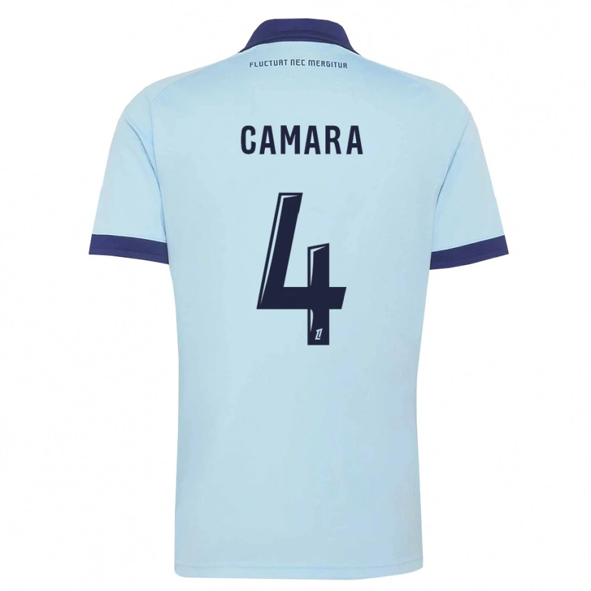 Danxen Mulher Camisola Alseny Camara #4 Azul Centáurea Preto Alternativa 2026/27 Camisa Brasil