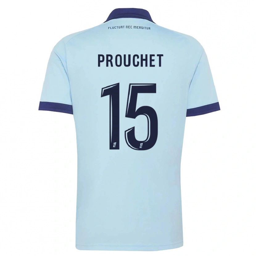 Danxen Mulher Camisola Killian Prouchet #15 Azul Centáurea Preto Alternativa 2026/27 Camisa Brasil