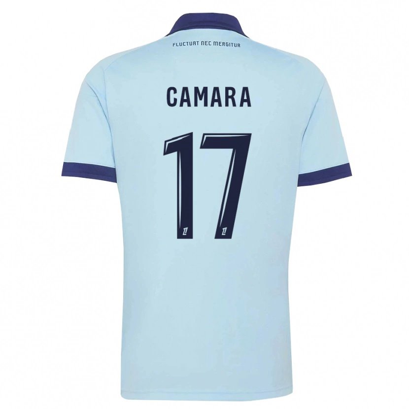 Danxen Mulher Camisola Adama Camara #17 Azul Centáurea Preto Alternativa 2026/27 Camisa Brasil