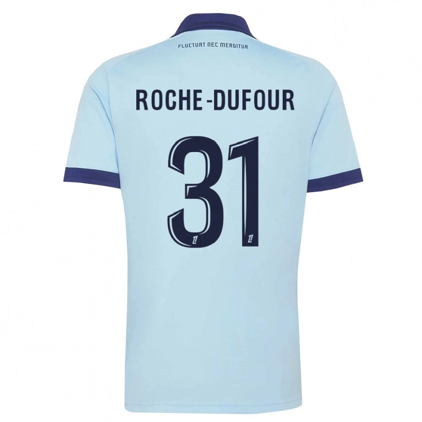 Danxen Mulher Camisola Kenza Roche Dufour #31 Azul Centáurea Preto Alternativa 2026/27 Camisa Brasil