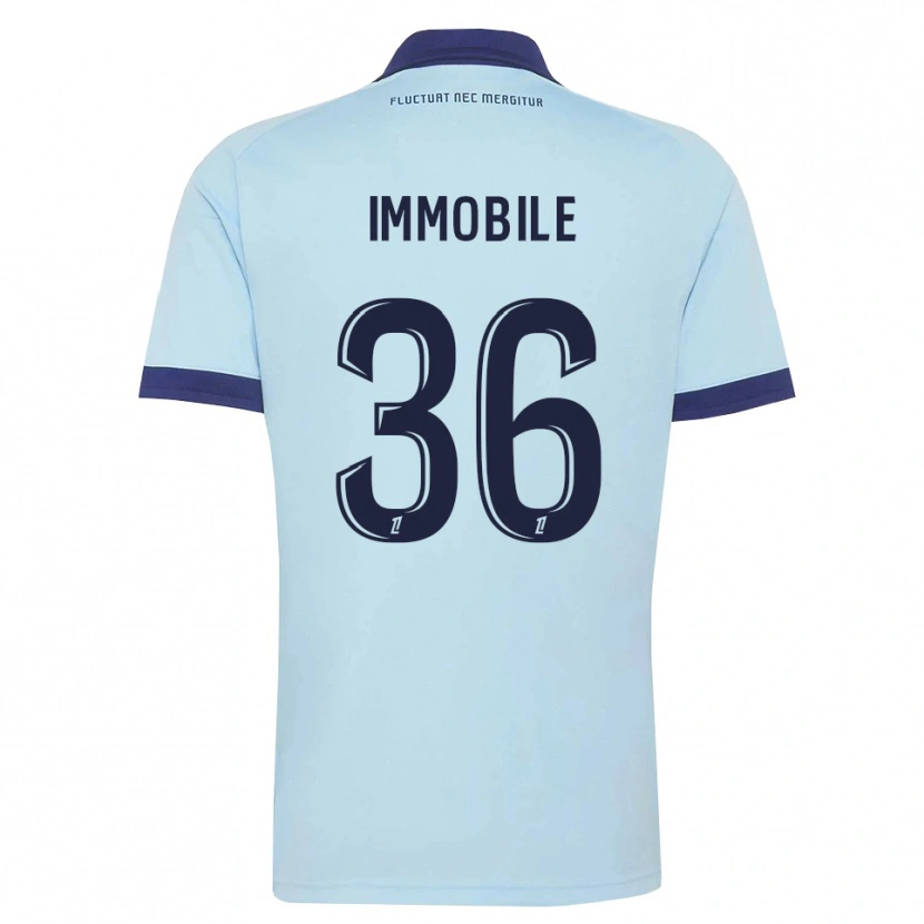 Danxen Mulher Camisola Ciro Immobile #36 Azul Centáurea Preto Alternativa 2026/27 Camisa Brasil