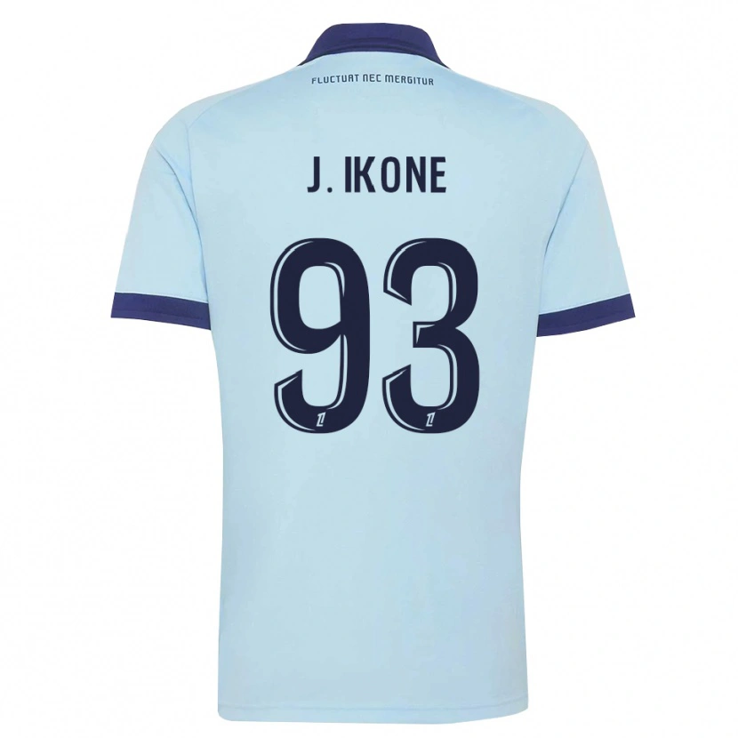 Danxen Mulher Camisola Jonathan Ikoné #93 Azul Centáurea Preto Alternativa 2026/27 Camisa Brasil
