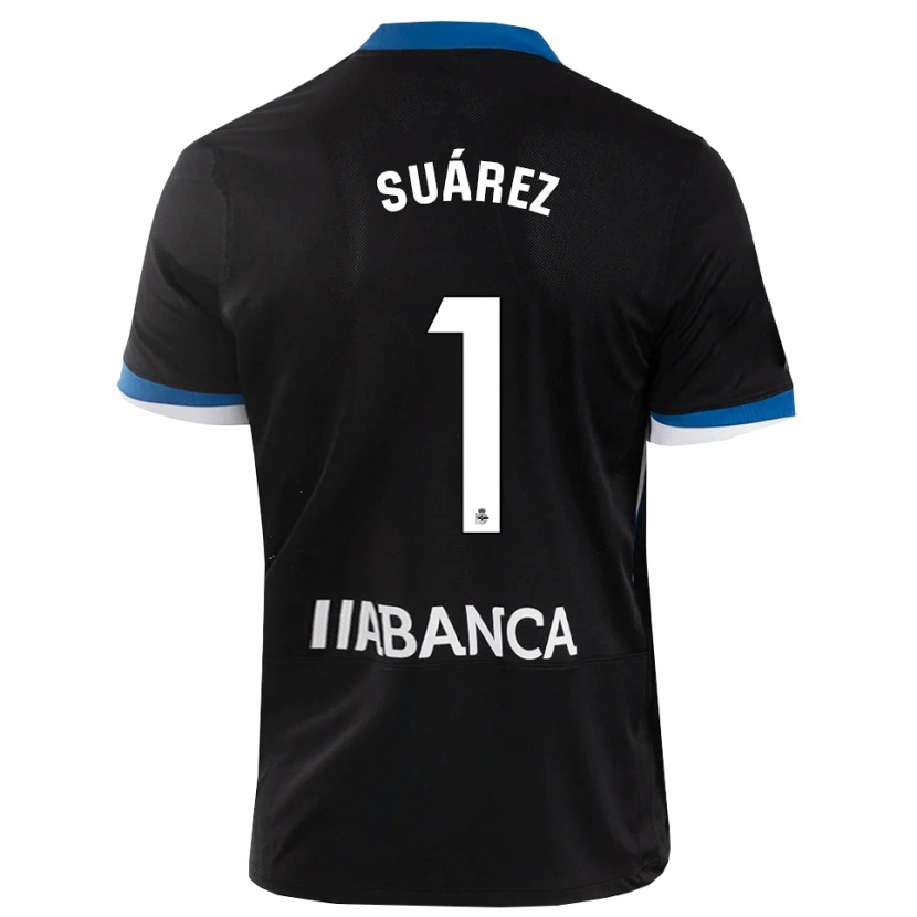 Danxen Mulher Camisola Brais Suárez #1 Preto Branco Azul Alternativa 2026/27 Camisa Brasil