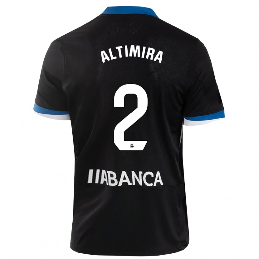 Danxen Mulher Camisola Adrià Altimira #2 Preto Branco Azul Alternativa 2026/27 Camisa Brasil
